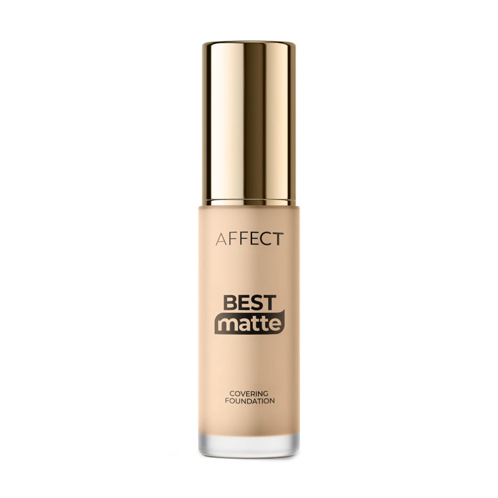 Тональна основа для обличчя Affect Cosmetics Best Matte Covering Fundation 2N, 30 мл